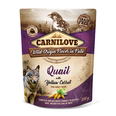 Carnilove - Dog Pouch Paté Quail & Yellow Carrots