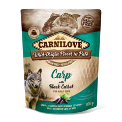Carnilove - Dog Pouch Paté Carp & Black Carrots