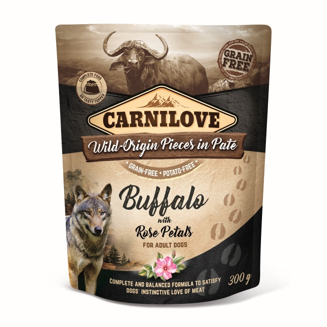 Carnilove - Dog Pouch Paté Buffalo & Rose Petals