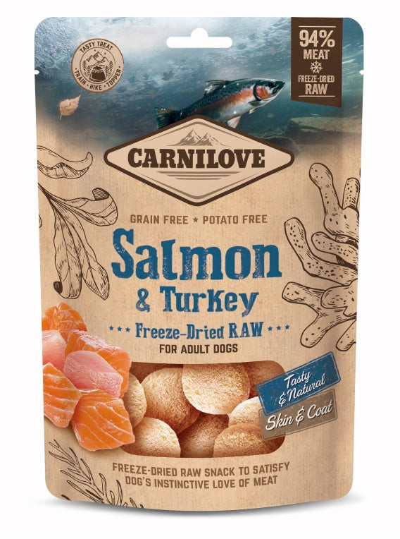 Carnilove - Freeze-Dried Raw Snacks Salmon & Turkey