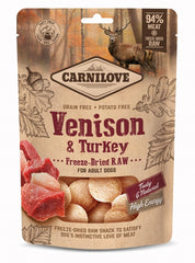 Carnilove - Freeze-Dried Raw Snacks Venison & Turkey