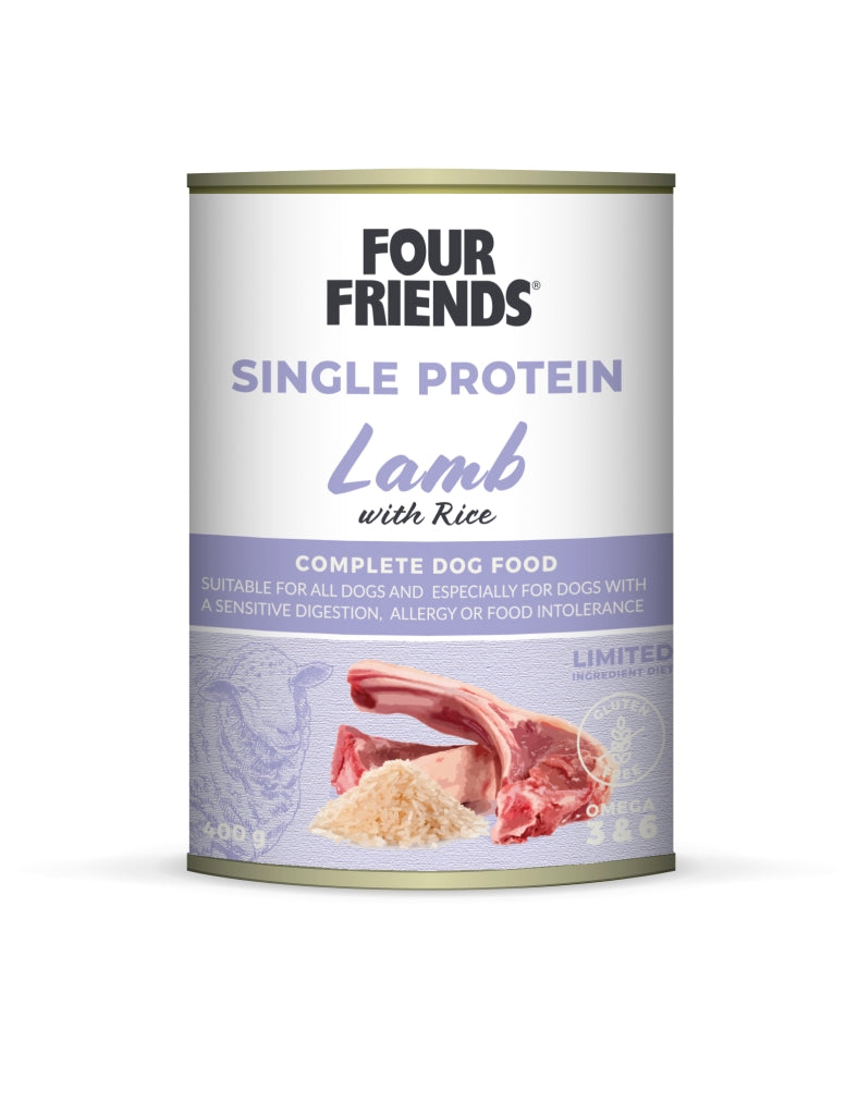 FourFriends - Single Protein Lamb & Rice Våtfoder