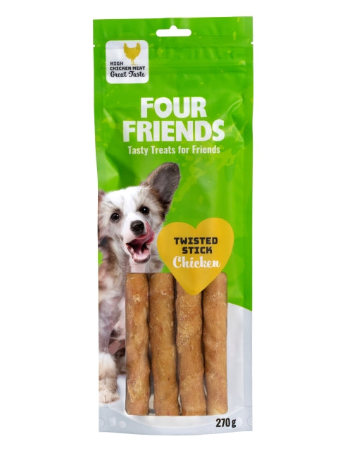 FourFriends - Twisted Stick Chicken 25 cm, 4 st