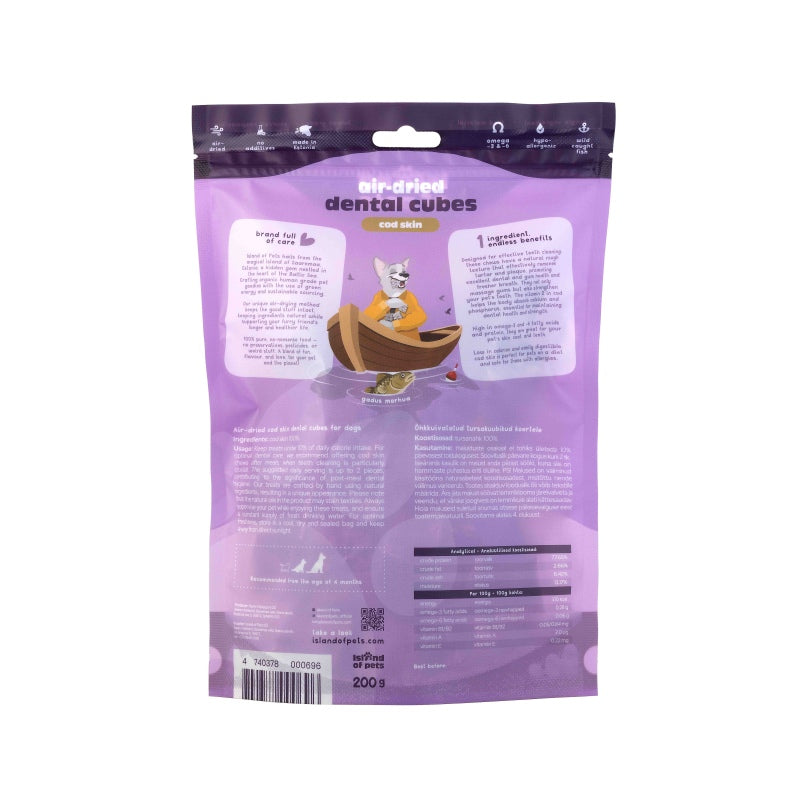 Island of Pets - Dental Cubes Torskskinn