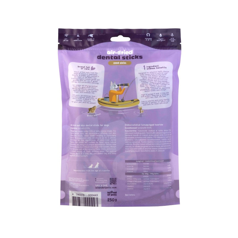 Island of Pets - Dental Sticks Torskskinn