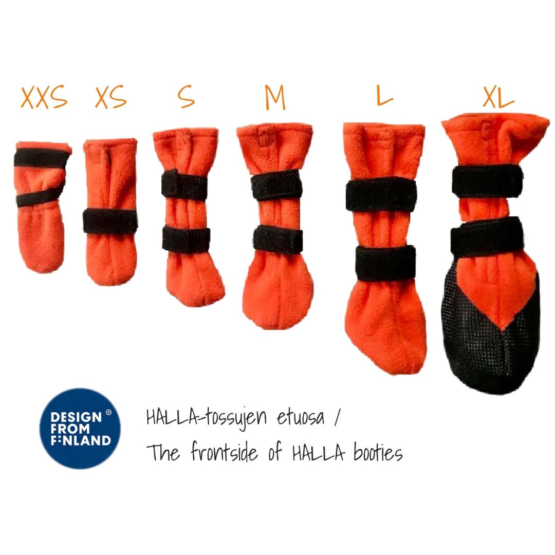 Finnero - Halla Reflex Hundsko Orange (4-pack)