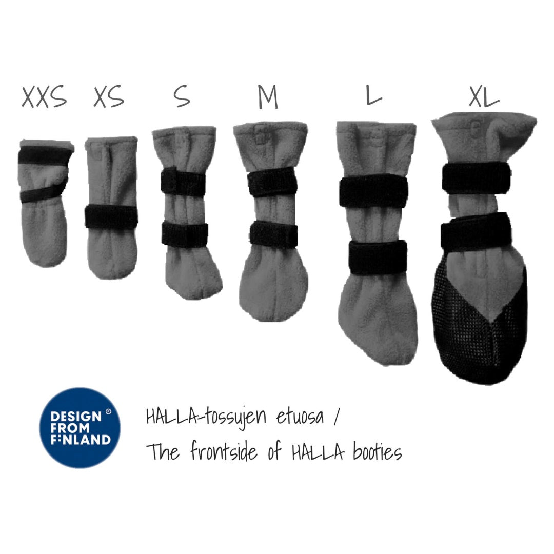 Finnero - Halla Reflex Hundsko Grå (4-pack)