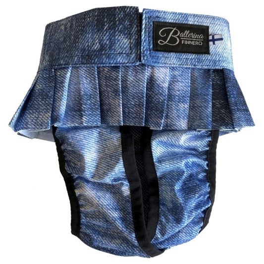Finnero - Ballerina Tikskydd Blå Denim